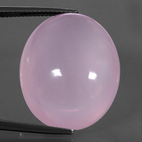Quartzo rosa rosa natural 39,07ct, transparente, transparente/translúcido