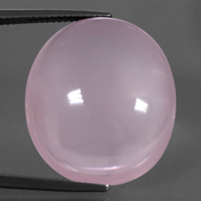 Quartzo rosa rosa natural 33,28ct, transparente, transparente/translúcido