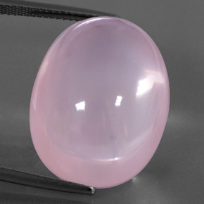 Quartzo rosa rosa natural 37,75ct, transparente, transparente/translúcido