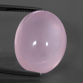 Quartzo rosa rosa natural 22,77ct, transparente, transparente/translúcido