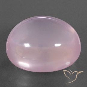 Quartzo Rosa Luz rosa Natural 29.85ct, oval, Transparente/Translúcido
