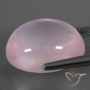 Quartzo Rosa Luz rosa Natural 29.85ct, oval, Transparente/Translúcido