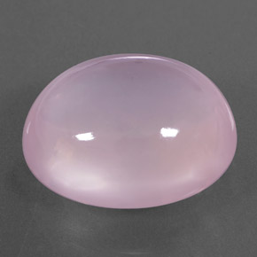 Quartzo rosa rosa natural 24,67ct, transparente, transparente/translúcido