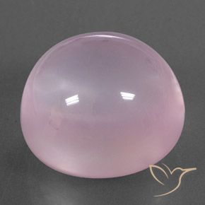 Quartzo Rosa Luz rosa Natural 24.80ct, oval, Transparente/Translúcido