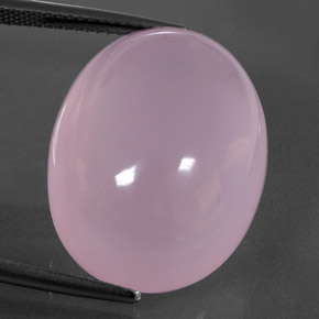 Quartzo rosa rosa natural 29,54ct, transparente, transparente/translúcido