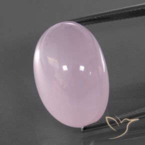 29.37ct Natural Rosa Cereja Claro Quartzo Rosa, oval, Transparente/Translúcido