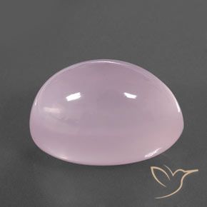 Quartzo Rosa Rosa Cereja Claro Natural 29.37ct, oval, Transparente/Translúcido