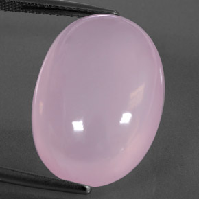 Quartzo rosa rosa natural 20,46ct, transparente, transparente/translúcido