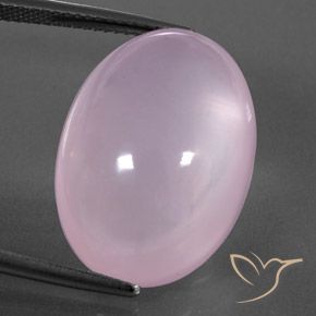 26.89ct Natural Rosa chiclete Quartzo Rosa, oval, Transparente/Translúcido