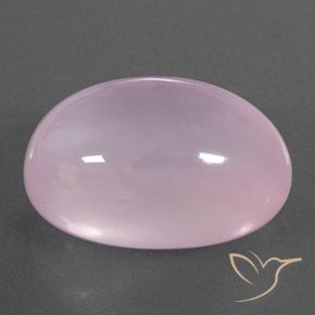 Quartzo Rosa Rosa chiclete Natural 26.89ct, oval, Transparente/Translúcido