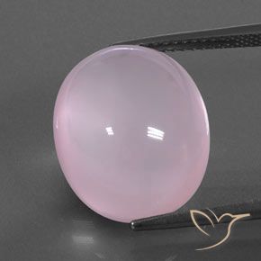 16.45ct Natural Rosa chiclete Quartzo Rosa, oval, Transparente/Translúcido