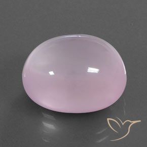 Quartzo Rosa Rosa chiclete Natural 16.45ct, oval, Transparente/Translúcido