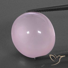 17.49ct Natural Rosa chiclete Quartzo Rosa, oval, Transparente/Translúcido