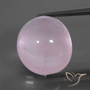 16.85ct Natural Luz rosa Quartzo Rosa, oval, Transparente/Translúcido