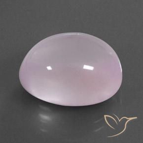 Quartzo Rosa Luz rosa Natural 15.27ct, oval, Transparente/Translúcido