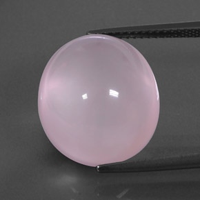 Quartzo rosa rosa natural 16,30ct, transparente, transparente/translúcido