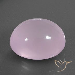 Quartzo Rosa Luz rosa Natural 18.62ct, oval, Transparente/Translúcido