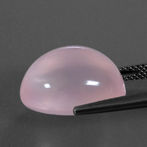 Quartzo rosa rosa natural 14,61ct, transparente, transparente/translúcido