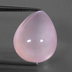 Quartzo rosa rosa natural 14,27ct, transparente, transparente/translúcido