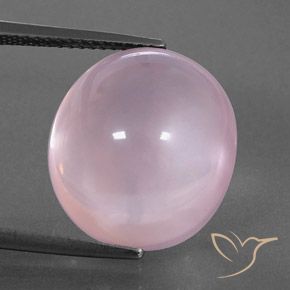 15.81ct Natural Rosa chiclete Quartzo Rosa, oval, Transparente/Translúcido