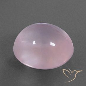 Quartzo Rosa Rosa chiclete Natural 15.81ct, oval, Transparente/Translúcido