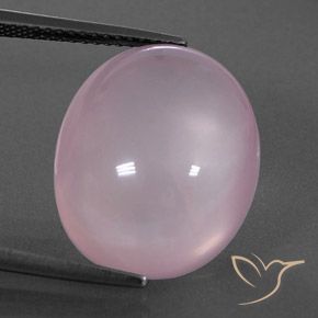 15.24ct Natural Rosa chiclete Quartzo Rosa, oval, Transparente/Translúcido