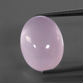 Quartzo rosa rosa natural 15,73ct, transparente, transparente/translúcido
