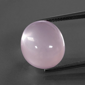 Quartzo rosa rosa natural 14,24ct, transparente, transparente/translúcido