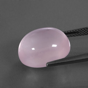 Quartzo rosa rosa natural 14,24ct, transparente, transparente/translúcido