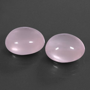 Pedras preciosas de quartzo rosa rosa natural de 20,31 ct, transparente, transparente/translúcido