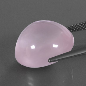 Quartzo rosa rosa natural 15,44ct, transparente, transparente/translúcido