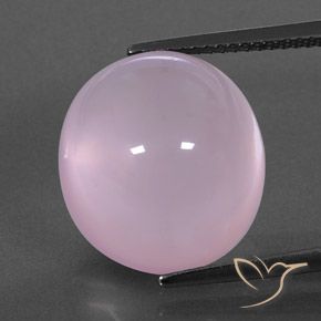 Quartzo rosa rosa natural 16,57ct, transparente, transparente/translúcido
