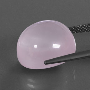 Quartzo rosa rosa natural 17,22ct, transparente, transparente/translúcido