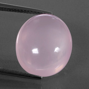 Quartzo rosa rosa natural 13,04ct, transparente, transparente/translúcido