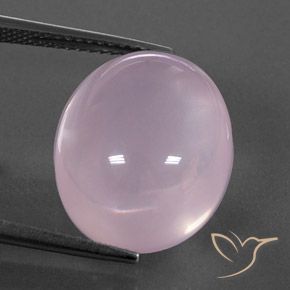 16.04ct Natural Luz rosa Quartzo Rosa, oval, Transparente/Translúcido