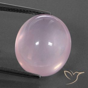 13.96ct Natural Luz rosa Quartzo Rosa, oval, Transparente/Translúcido