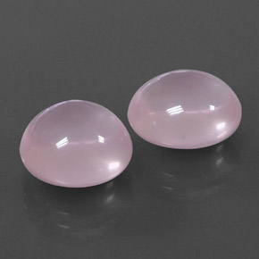 Pedras preciosas de quartzo rosa rosa natural de  ct, transparente, transparente/translúcido