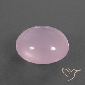 Quartzo Rosa Luz rosa Natural 18.95ct, oval, Transparente/Translúcido