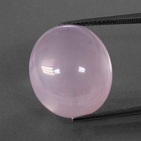 Quartzo rosa rosa natural 22,77ct, transparente, transparente/translúcido