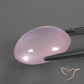 Quartzo rosa rosa natural 18,22ct, transparente, transparente/translúcido