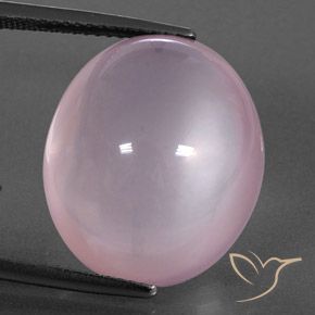 22.43ct Natural Luz rosa Quartzo Rosa, oval, Transparente/Translúcido