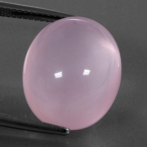Quartzo rosa rosa natural 17,91ct, transparente, transparente/translúcido