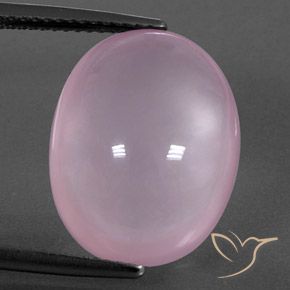 Quartzo rosa rosa natural 14,26ct, transparente, transparente/translúcido