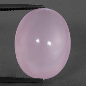 Quartzo rosa rosa natural 17,74ct, transparente, transparente/translúcido