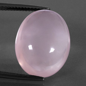 Quartzo rosa rosa natural 17,50ct, transparente, transparente/translúcido
