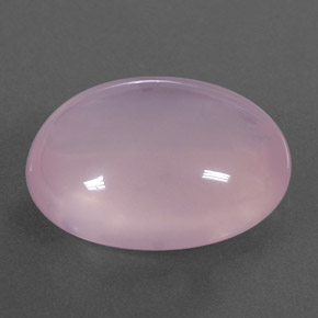 Quartzo rosa rosa natural 19,02ct, transparente, transparente/translúcido