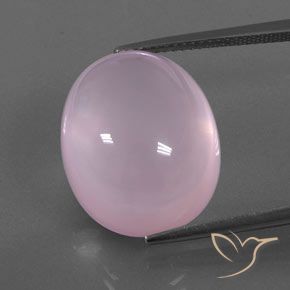 21.10ct Natural Rosa Cereja Claro Quartzo Rosa, oval, Transparente/Translúcido