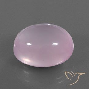 Quartzo Rosa Rosa Cereja Claro Natural 21.10ct, oval, Transparente/Translúcido
