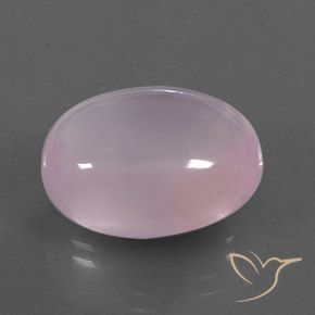 Quartzo Rosa Rosa chiclete Natural 22.00ct, oval, Transparente/Translúcido