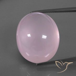 39.08ct Natural Luz rosa Quartzo Rosa, oval, Transparente/Translúcido